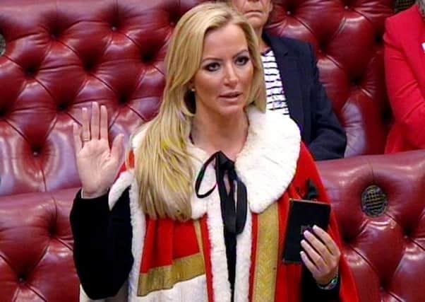 Mone invested into the House of Lords as Baroness Mone of Mayfair. Picture: PA