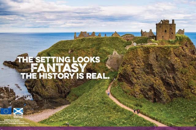 Dunnottar Castle will play a starring role in promoting Scotland
