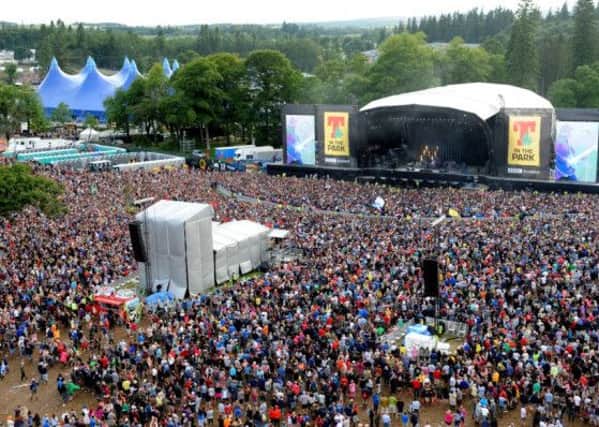 T in the Park is one of the industry's biggest events. Picture: Lisa Ferguson