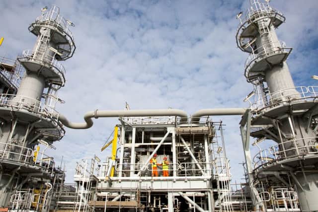 Total's Shetland gas plant can process 500 million cubic feet per day. Picture: Guillaume Perrin