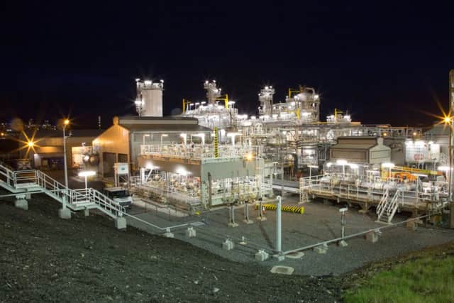 The Shetland plant can process 500 million cubic feet of gas per day. Picture: Guillaume Perrin