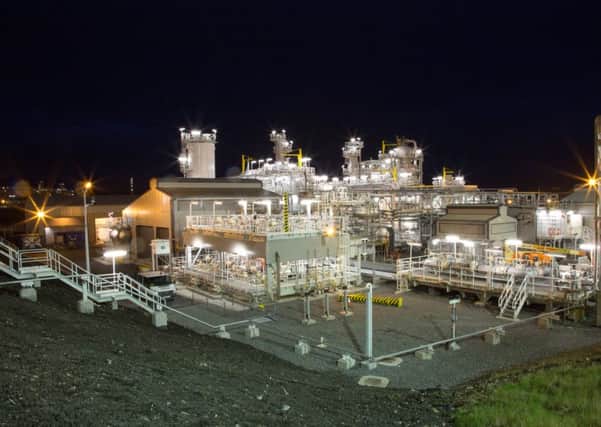 The Shetland plant can process 500 million cubic feet of gas per day. Picture: Guillaume Perrin