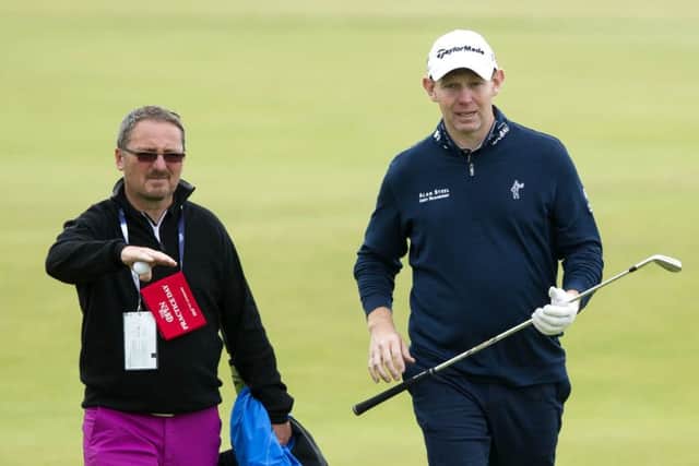 Stephen Gallacher, right,  is working again with coach Alan McCloskey, left.   Picture: Ian Rutherford