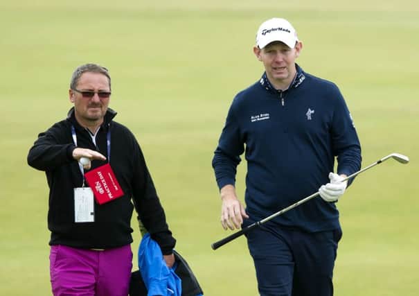 Stephen Gallacher, right,  is working again with coach Alan McCloskey, left.   Picture: Ian Rutherford