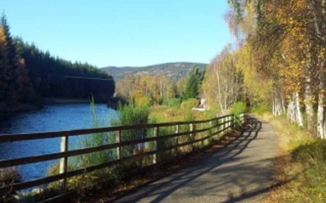 The Deeside Wayt from Aberdeen to Ballater offers a fine biking route in stunning surrounds