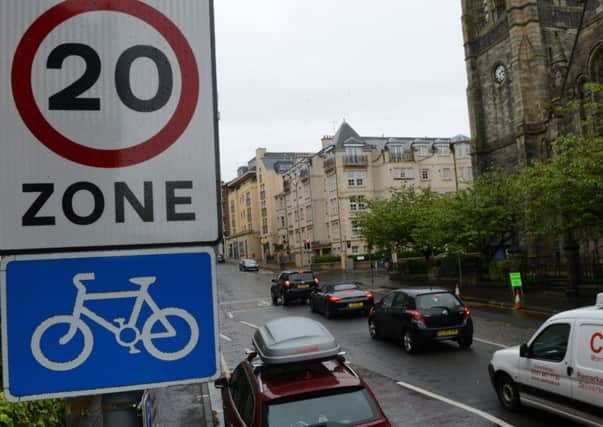 Transport minister Derek Mackay backs use of 20mph limits in cities. Picture: Neil Hanna