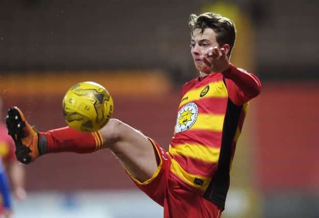 Aidan Nesbitt in action during his debut for Partick Thistle. Picture: Craig Williamson/SNS Group
