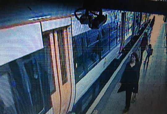 Saima Ahmed on CCTV. Picture: Police Scotland