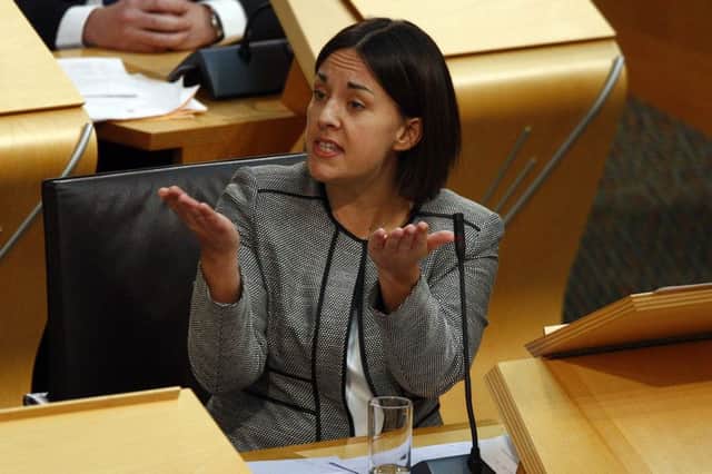 Scottish labour leader Kezia Dugdale . Picture: Scottish Parliament