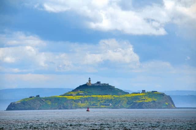 A shot of Inchkeith Island across from Kinghorn in Fife. Picture: Ray Clark