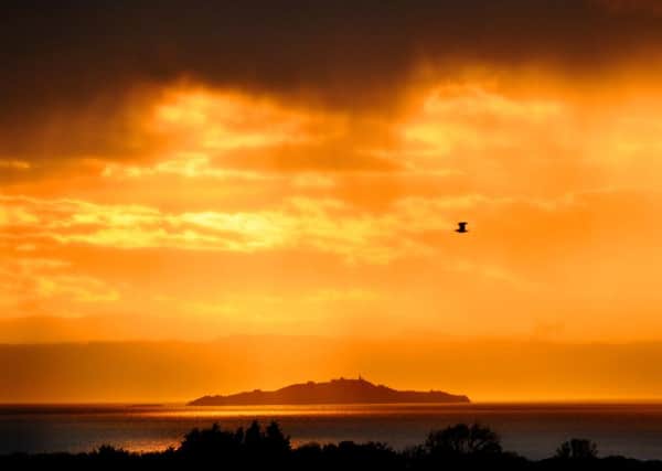Sunset over Inckeith Island. Picture: Jon Savage