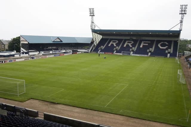 The incident happened at Raith Rovers' Stark's Park ground. Picture: SNS