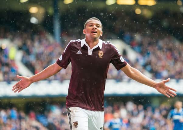 Sow was a favourite of the Hearts fans from the beginning. Picture: Ian Georgeson