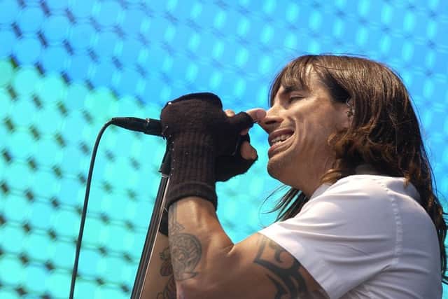 The Red Hot Chili Peppers will headline the T in the Park mainstage on Sunday night. Picture: Rob McDougall