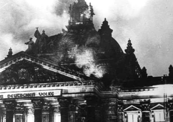 The Reichstag, the German parliament building in Berlin, was burned during the Nazis ascent to power. Picture: Getty Images