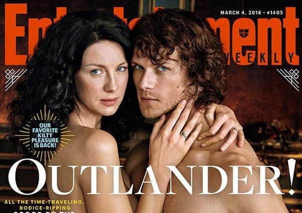 The Entertainment Weekly cover dedicated to Outlander that's causing a stir. Picture: Contributed