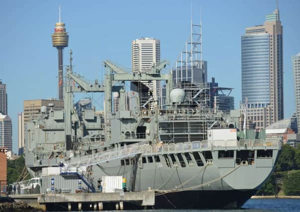Australian PM Malcolm Turnbull unveiled a "massive investment" in the country's naval defence capabilities. Picture: AFP/Getty Images