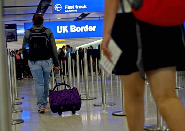 New figures showed 172,000 migrants arrived from Europe last year. Picture: PA