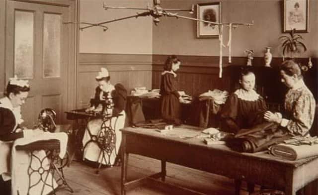 Picture: Dean orphanage sewing room