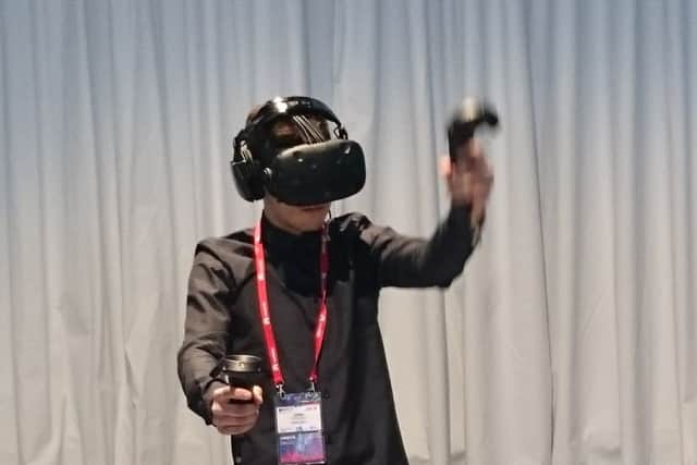 HTC's Vive is a 'substantial piece of kit'. Picture: Ben Hutton