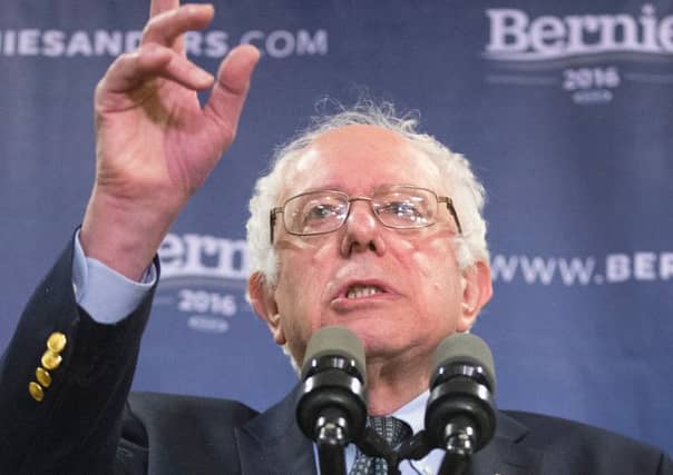 Larry Sanders told Edinburgh-based Americans to back his younger brother Bernie. Picture: Getty Images