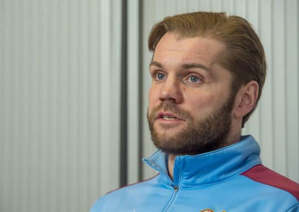 Hearts head coach Robbie Neilson talks to the press ahead of his side's match with Kilmarnock. Picture: SNS