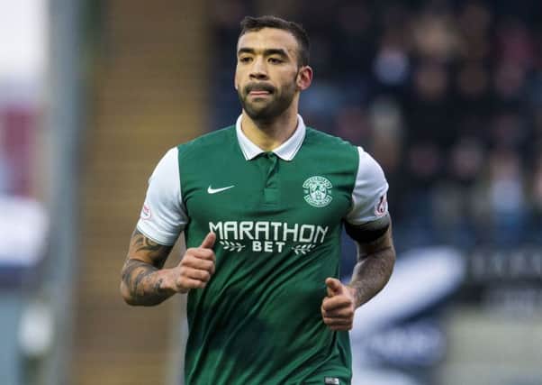 Liam Fontaine believes Hibs must win every game to have a chance of catching Rangers. Picture: SNS.
