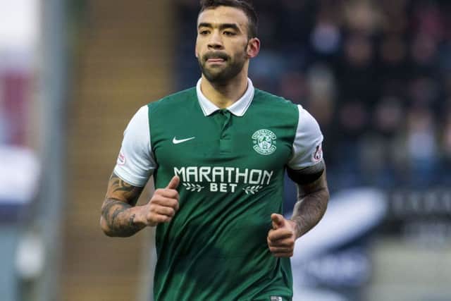 Liam Fontaine believes Hibs must win every game to have a chance of catching Rangers. Picture: SNS.