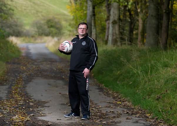 Robert Gillan, a youth football coach, is behind plans to revive football in Bill Shankly's home village. Picture: John Devlin