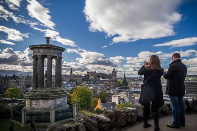 Calton Hill provides stunning views of Edinburgh and all for free. Picture: Steven Scott Taylor
