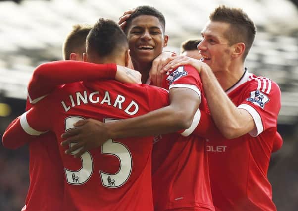 Marcus Rashford made a big impact. Picture: Getty