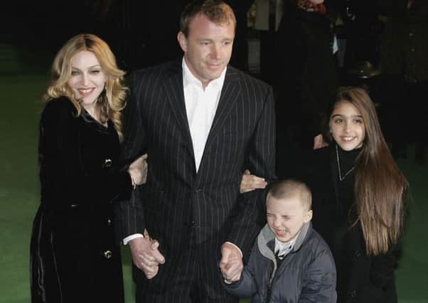 Madonna and Guy Ritchies son Rocco apparently now wants to live with his father in London. Picture: Getty