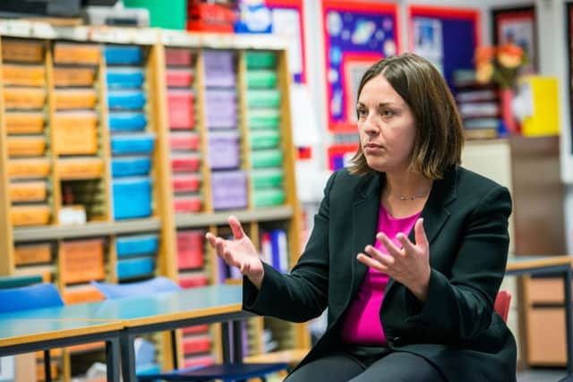 Scottish Labour leader Kezia Dugdale is today set to announce plans to use the new powers to increase benefits for carers, poor new mothers and students brought up in care. Picture: TSPL