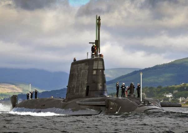 HMS Ambush returnng to the Clyde