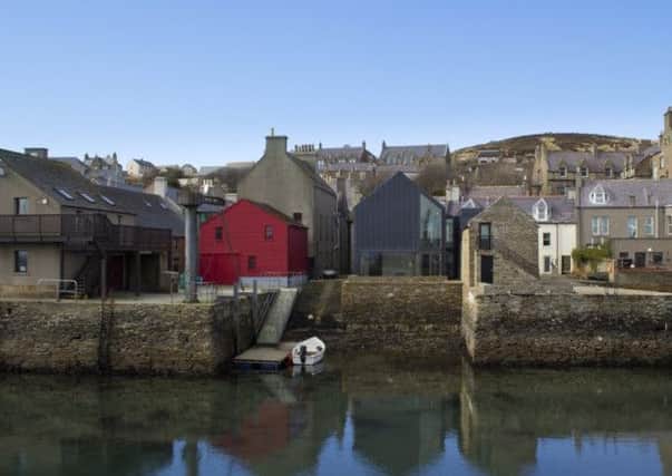 Stromness Harbour in Orkney