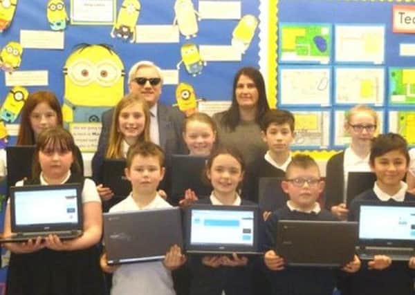 P7 pupils in West Dunbartonshire will receive a Chromebook laptop to help with classwork.