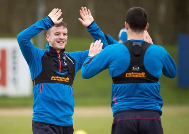 Andy Halliday can understand why Bobby Madden sent him off against Hibs but remains baffled by red card received from Barry Cook. Picture: SNS