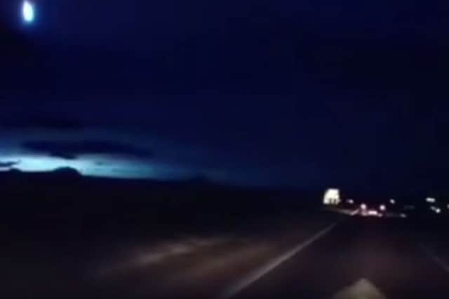 Suspected meteor shower over Aberdeenshire