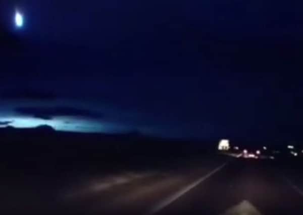 Suspected meteor shower over Aberdeenshire