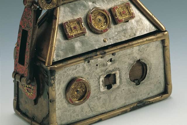 The Monymusk Reliquary is an eighth century Scottish reliquary made of wood and metal