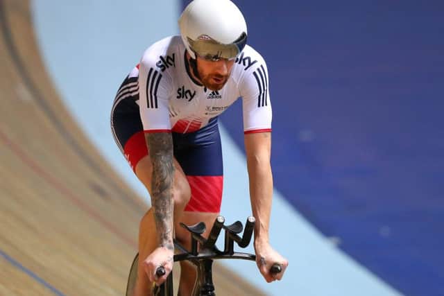 Sir Bradley Wiggins of the Great Britain Cycling Team in training. Picture: Alex Livesey/Getty