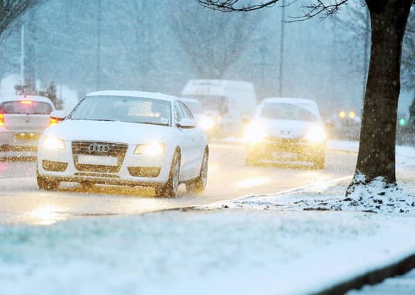 Travellers could face delays tomorrow after heavy snow predicted.