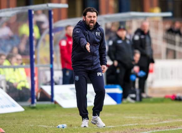 Paul Hartley takes his Dundee side to Parkhead to face Celtic tonight before they meet Rangers in Saturdays Scottish Cup quarter-final clash at Ibrox. Picture: Ross Parker/SNS Group