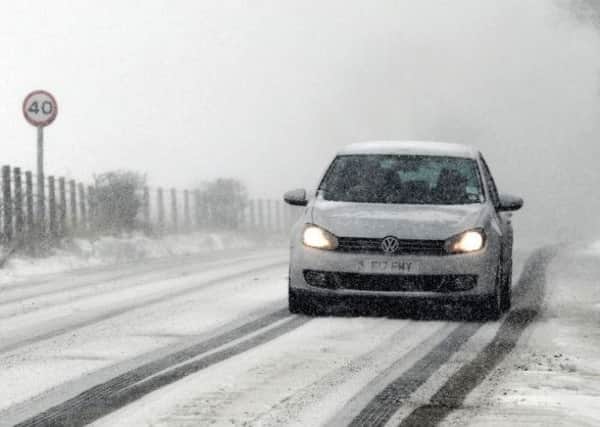 Drivers warned of snow and ice