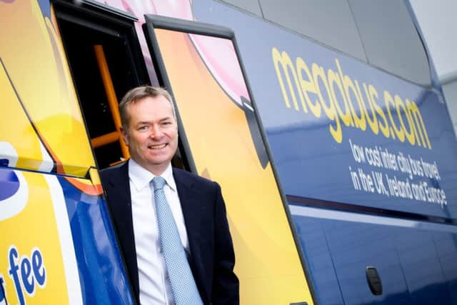 Stagecoach, led by chief executive Martin Griffiths, said trading conditions were 'more challenging'. Picture: Fraser Band/Stagecoach/PA Wire