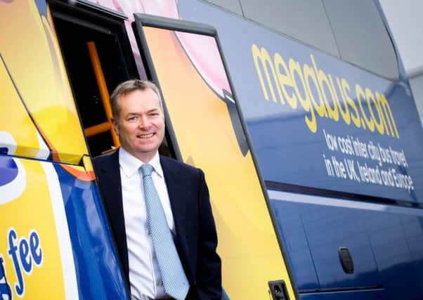 Stagecoach, led by chief executive Martin Griffiths, said trading conditions were 'more challenging'. Picture: Fraser Band/Stagecoach/PA Wire