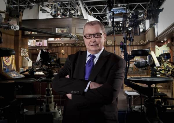 Tony Warren on the set of Coronation Street. Picture: PA