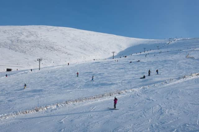 Great conditions on The Goose at Nevis Range