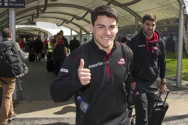 Sam Hidalgo-Clyne will play at scrum-half for Edinburgh against Connacht on Friday. Picture: Ian Rutherford