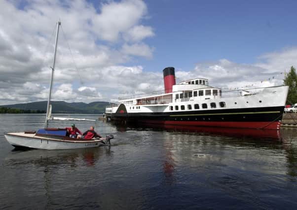 The Maid of the Loch paddle steamer in Balloch. Picture: TSPL